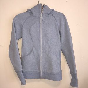 Baby blue scuba hoodie